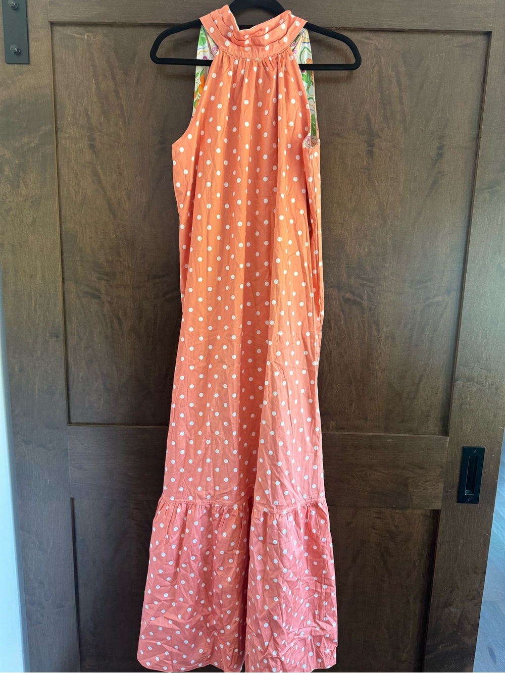 NWT PROSPERINA REBECCA MULTI PRINT COTTON REVERSIBLE MAXI DRESS - Picture 3 of 7